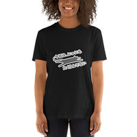 I'm not Scheming Anything Today Cat in Japanese Short-Sleeve Unisex T-Shirt
